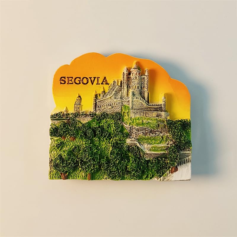 Imán decorativo 3D Alcazar Castle Segovia España