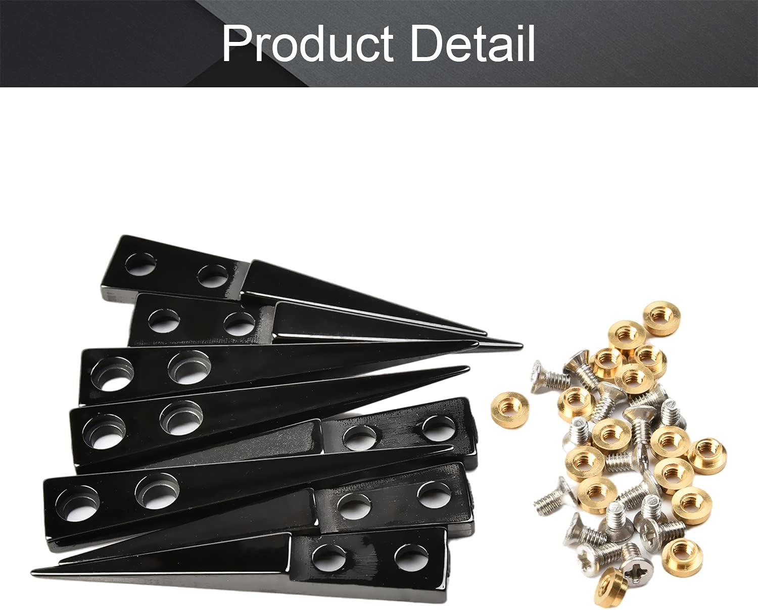 Utoolmart Straight Pointed Ceramic Tips Replaceable Heat Resistance Non-Conductive Heads for Ceramic Tweezers Black 4 Pairs