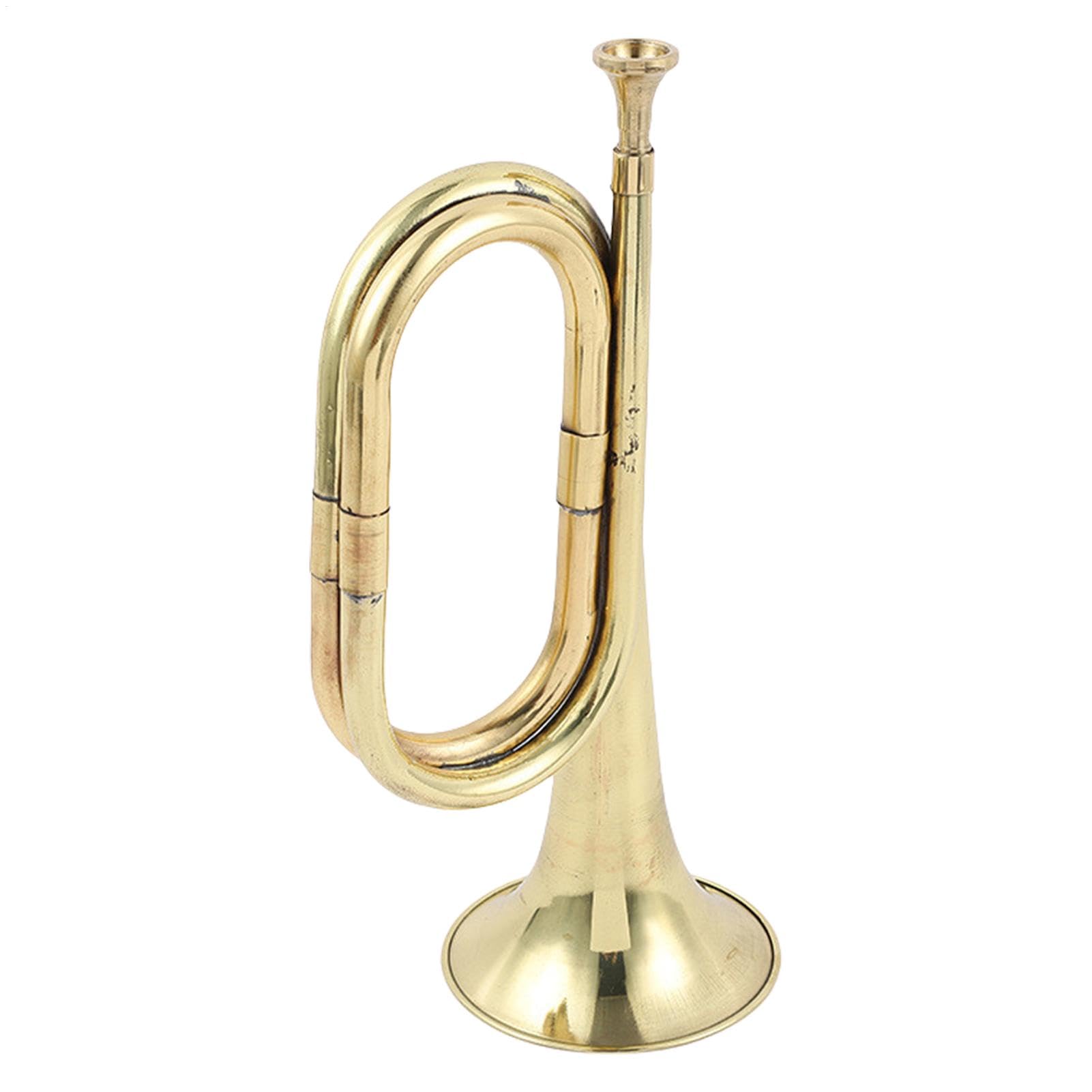 Instrument de trompette, trompette de cavalerie en laiton, robinet pour instruments à vent, bugle, trompette jouet, or, instruments de musique pour groupe et orchestre, trompette de cavalerie
