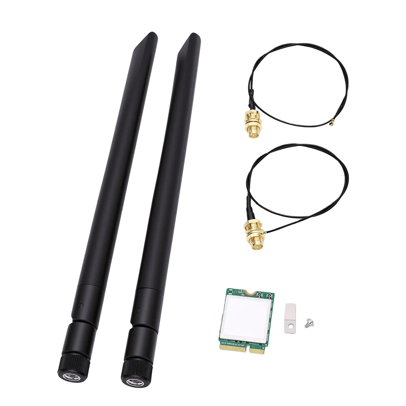 Bewinner Scheda Adattatore Wireless WiFi7 5,8 Gbps Tri Band M.2 2x2
