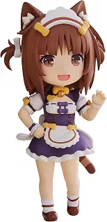 ピーエムオフィスエー(PLUM) ネコぱら ミニフィギュア100! アズキ フィギュア 全高約100mm ノンスケール PVC製 PF194 塗装済み 完成品