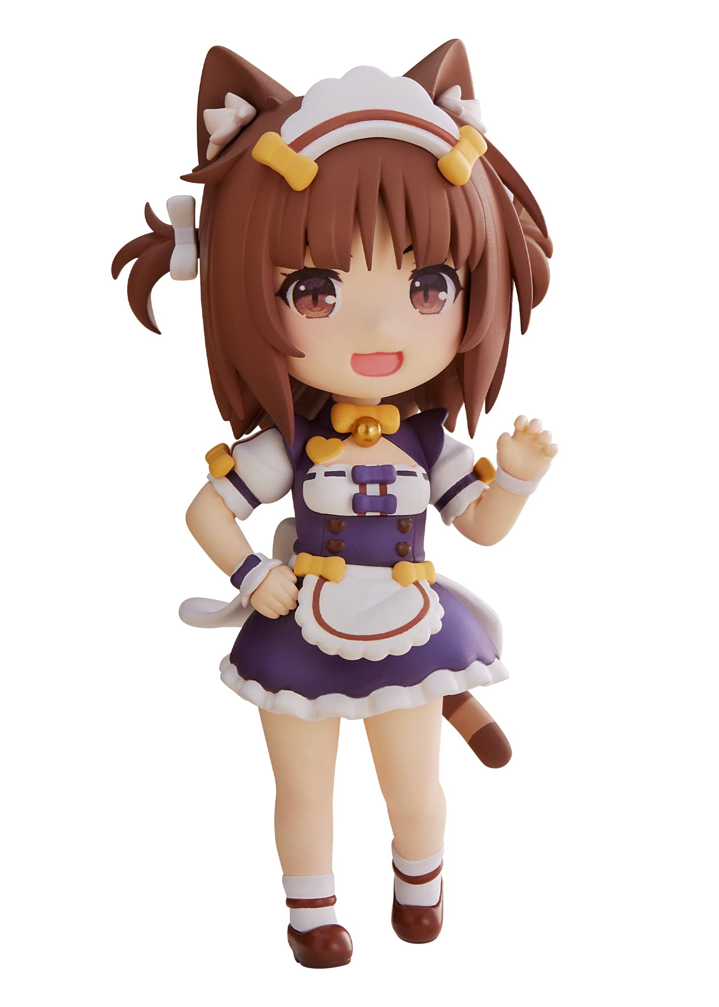 ピーエムオフィスエー(PLUM) ネコぱら ミニフィギュア100! アズキ フィギュア 全高約100mm ノンスケール PVC製 PF194 塗装済み 完成品