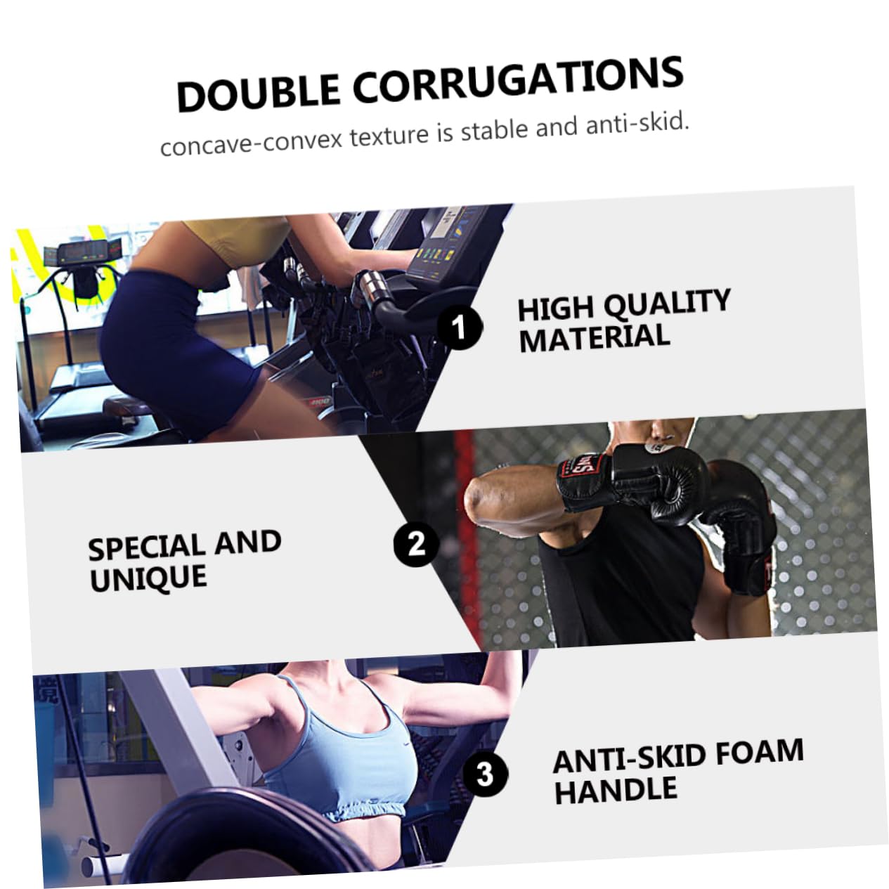 OSOLADY 1 Pair Bars Indoor Exercise Bracket Durable Fitness Equipment for Men and Women Comfortable Grip Non Slip Base for Stability and Longevity