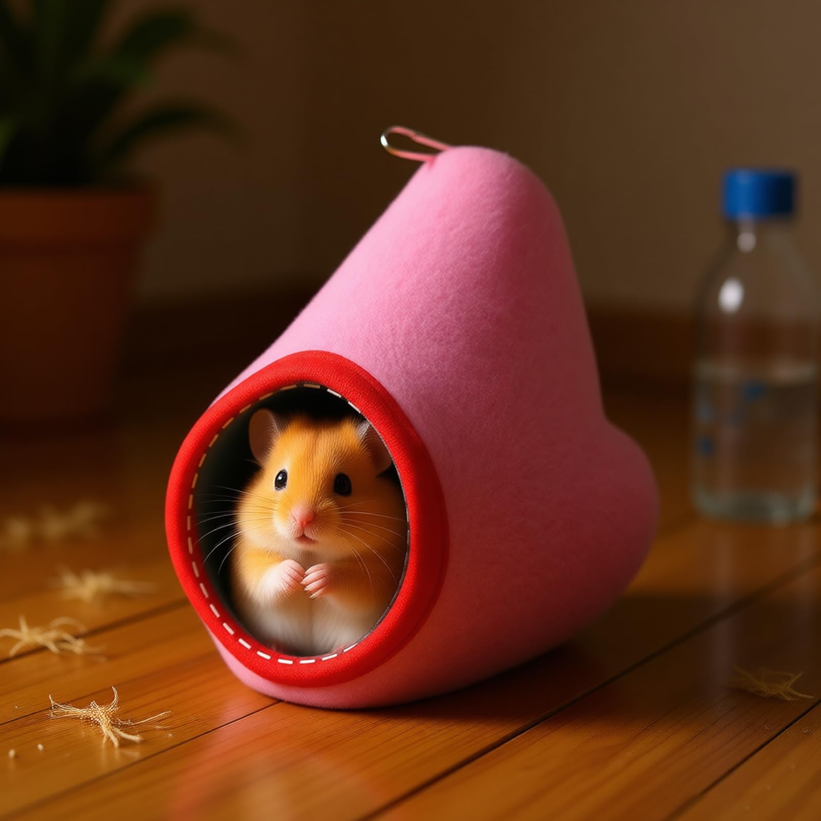 Amaca per criceti fantasia - Soffice sospeso, comodo in peluche con ganci, materiale durevole lavabile, casetta sospesa per criceti dorati e piccoli animali domestici | Accessorio decorativ