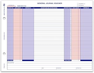 FLYWHEEL General Journal Vouchers (Form #ERA-7221)