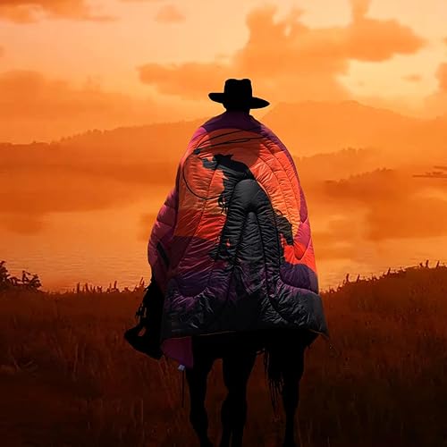 Miniatura 3 de Bedvcaty Manta de campamento, 1.9 libras, manta impermeable hinchada resistente al viento, plegable, ideal para exteriores, viajes, festivales,