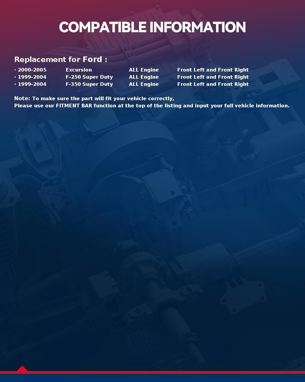KAX Disc Brake Caliper Assembly for Ford F-250 Super Duty 1999-2004, Ford F-350 Super Duty 1999-2004, Ford Excursion 2000-2005, Front Left and Right Side, #18B4790+18B4791 Brake Calipers