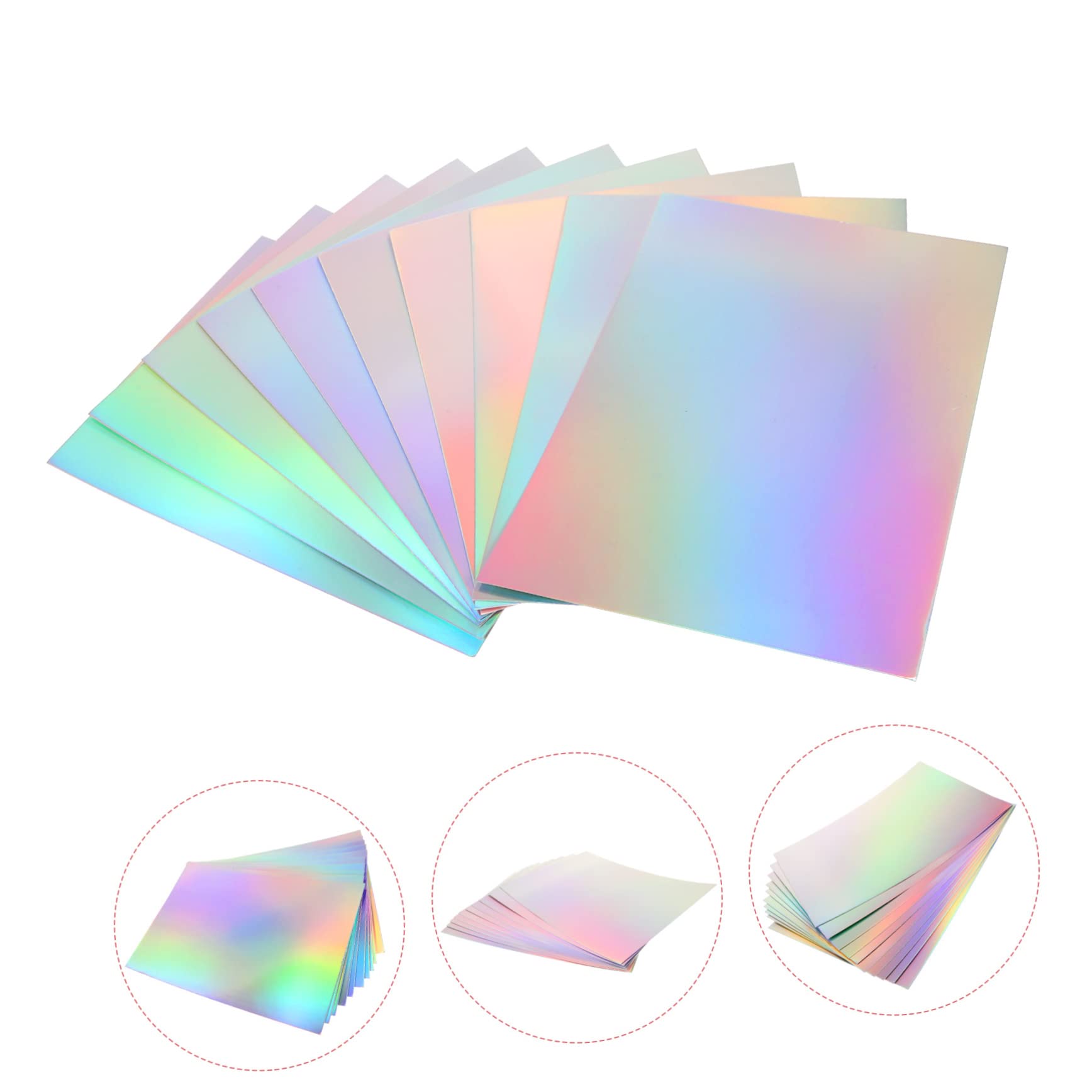 Hohopeti 50 Papeles Decorativos Cuadrados de Papel para Bricolaje, Fáciles de Usar y Cortar, Ideales para Scrapbooking y Manualidades DIY