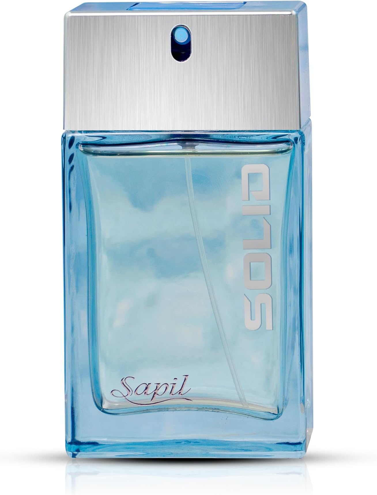 Sapil Solid - EDT Spray for Men - Powerful and Exotic Eau De Toilette - Long Lasting and Addictive Cologne - Opens with Citrus Notes - Perfect for Date Night or Evening Out - 3.4 oz