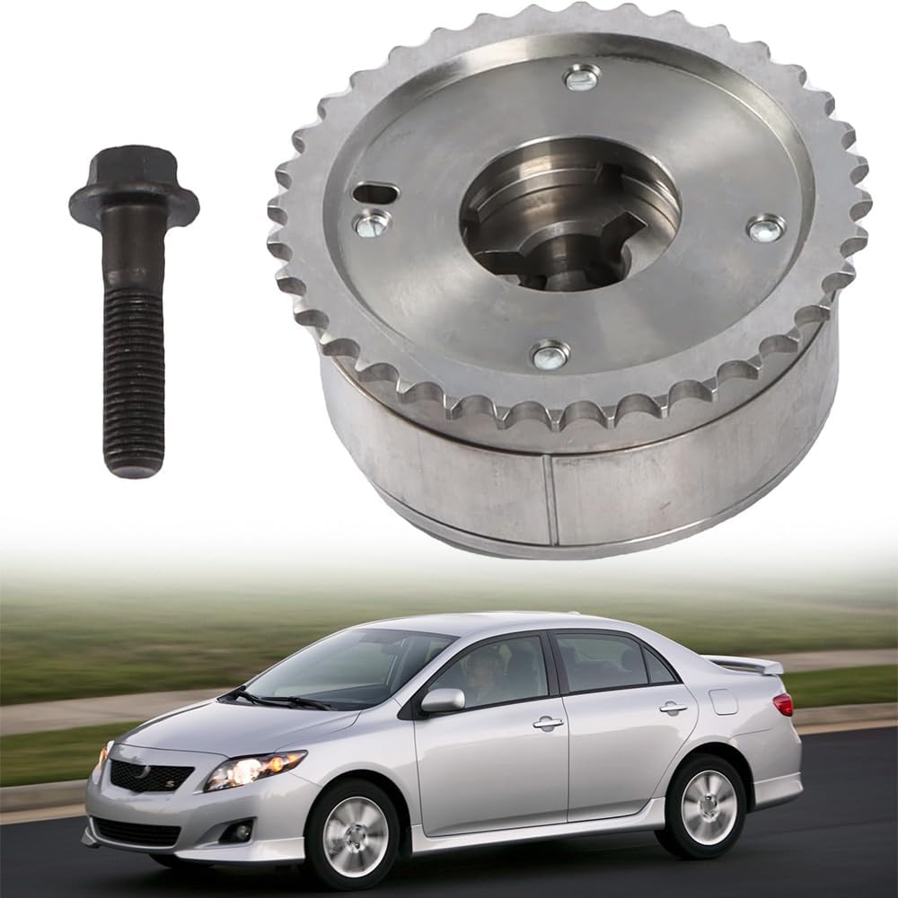 13050-0D010 VVT Camshaft Sprocket Intake Engine Variable Valve Timing Sprocket Gear Phaser Fit for Toyota Corolla 1998-2009 Celica 2000-2005 Matrix 2003-2008 & Chevrolet Prizm & Pontiac Vibe