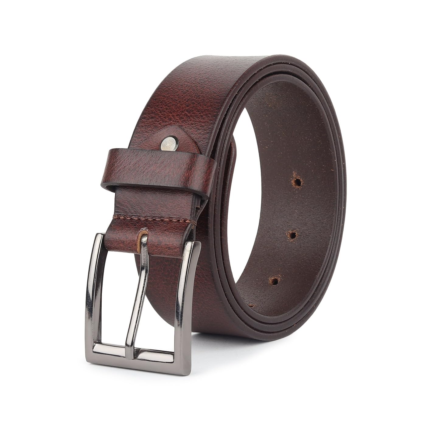 mahetri Premium Everyday Genuine Leather Belt for Men (32-44 Waist) | Full Grain Formal & Casual Office Leather Belt | Handcrafted Rust-Resistant Durable Men's Leather Belt-picture-17