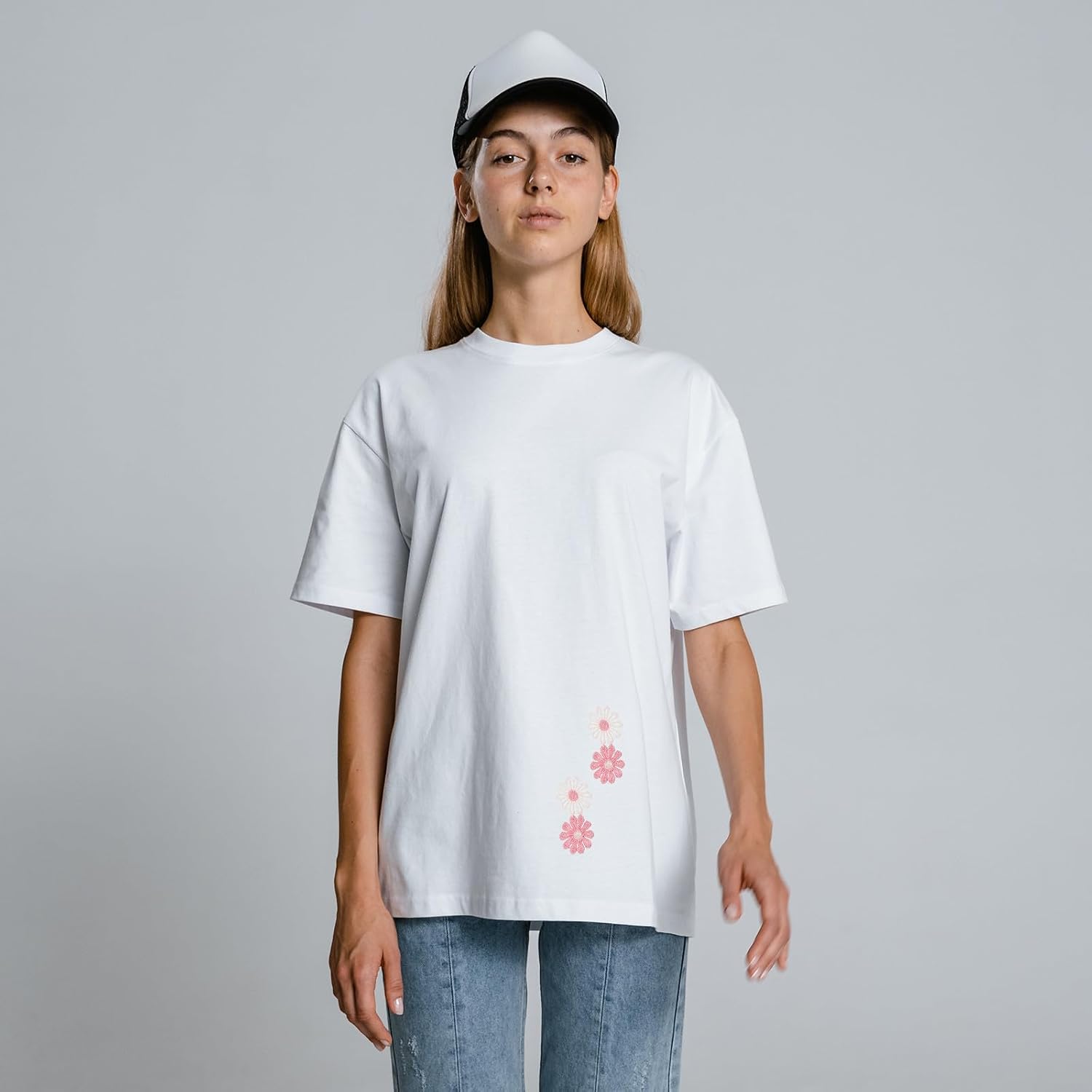 1 Roll Lace Applique Trim Ribbon Embroidered Daisy Flower Patchwork for Sewing Embellishing Clothes and Bags, Easy to Sew Polyester Yarn Lace Trim 15 Yards