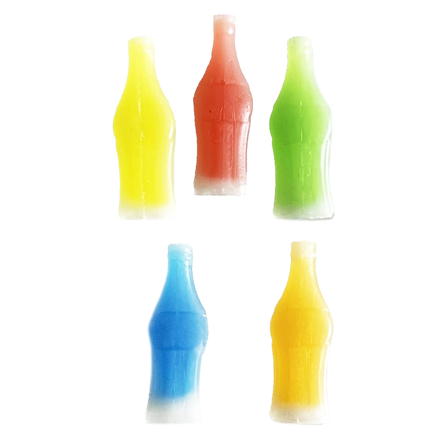 Fruidles Original Wax Bottles Candy Drinks, Half Pound Liquid Filled Mini Drinks, Party Favorite Treats (2 Pounds)
