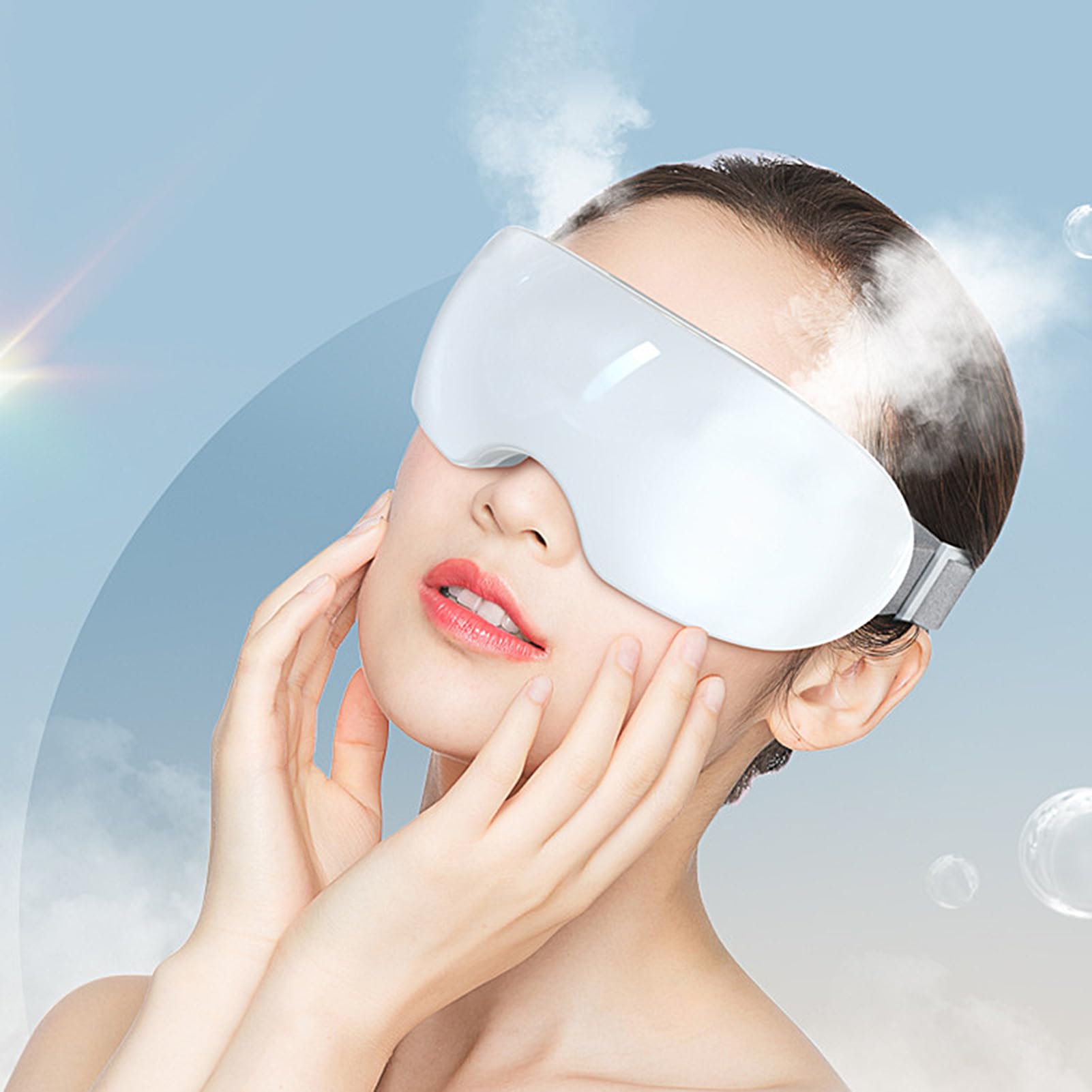Massage Augenmaske Mit Wärme & Kühlung Elektrische Augenmaske Mit