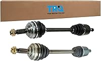 Vista 89 de TRQ Juego de 2 piezas de ensamblaje de eje CV delantero del lado del conductor y del pasajero, compatible con transmisión automática Mazda 3 i