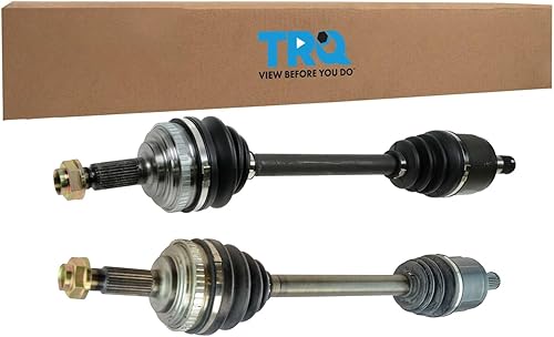 Miniatura 89 de TRQ Juego de 2 piezas de ensamblaje de eje CV delantero del lado del conductor y del pasajero, compatible con transmisión automática Mazda 3 i