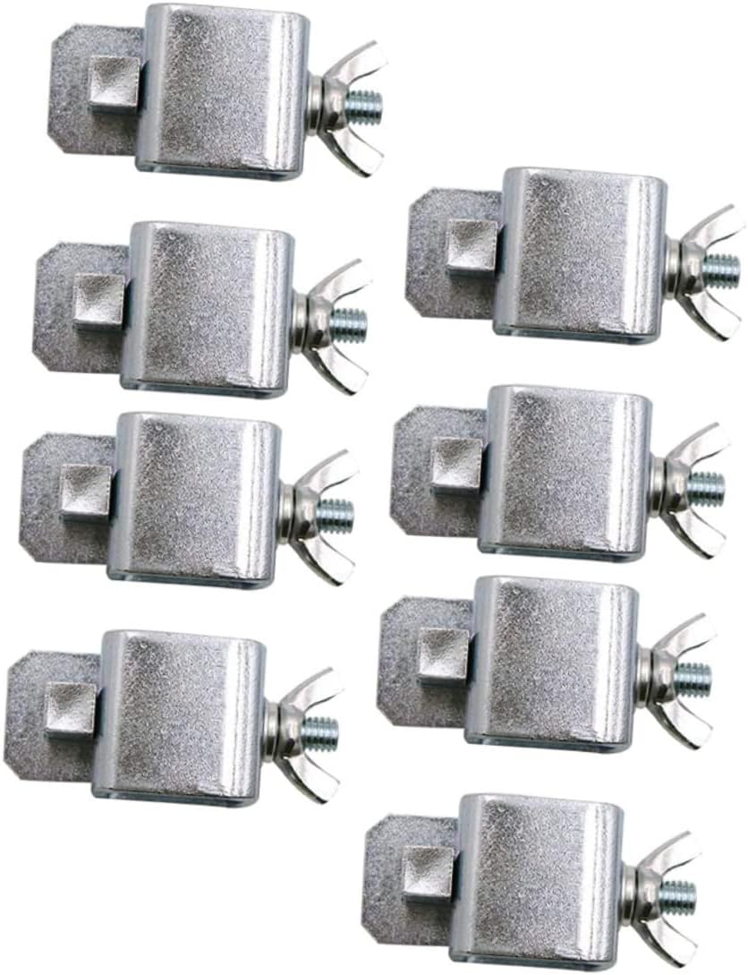 DOITOOL 8pcs Mini Metal Welding Clamps for Sheet Metal Butt Welding Clamps Weld Sheet