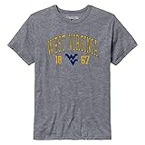 COMFORTABLE AND SOFT - Our West Virginia University Triblend short sleeve tee features a 50% Recycled Polyester, 38% Cotton, 12% Rayon, premium quality blend for a superior, comfortable wear and long-lasting performance. This shirt is made with our l...