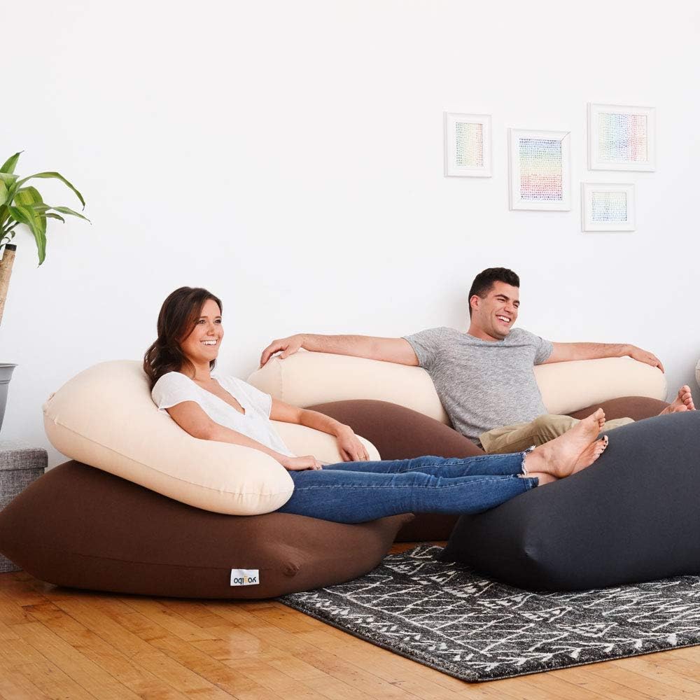 Yogibo max ヨギボーマックス ビーズ3kg補充済み ディープパープル