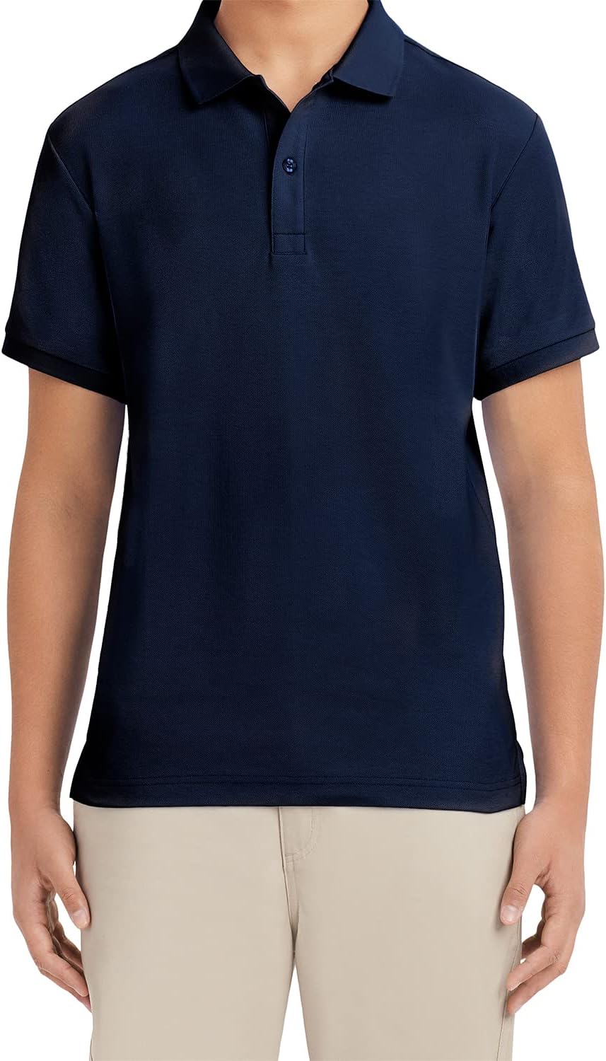 IZOD Uniform Young Men’s Short Sleeve Pique Polo