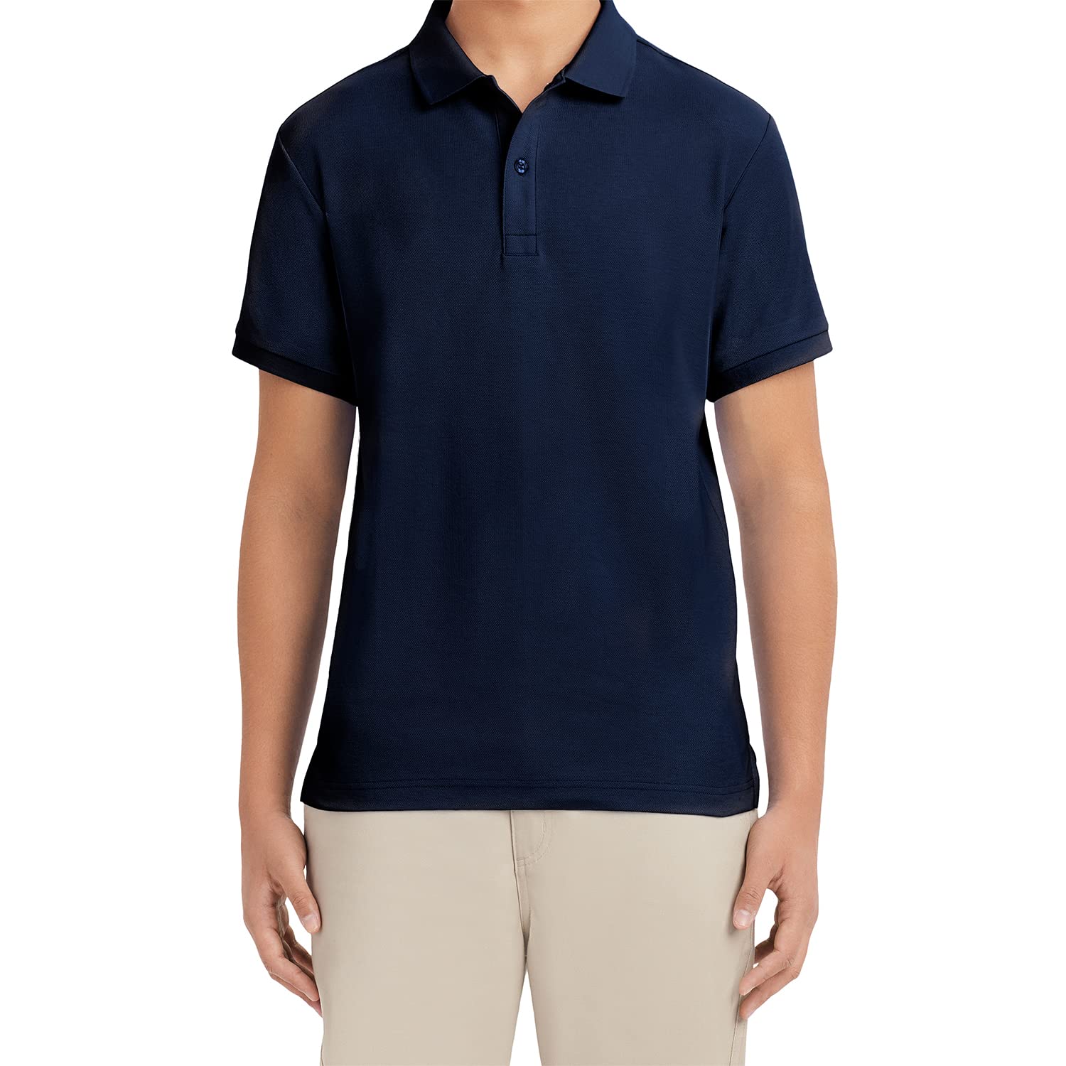 Uniform Young Men's Short Sleeve Pique Polo