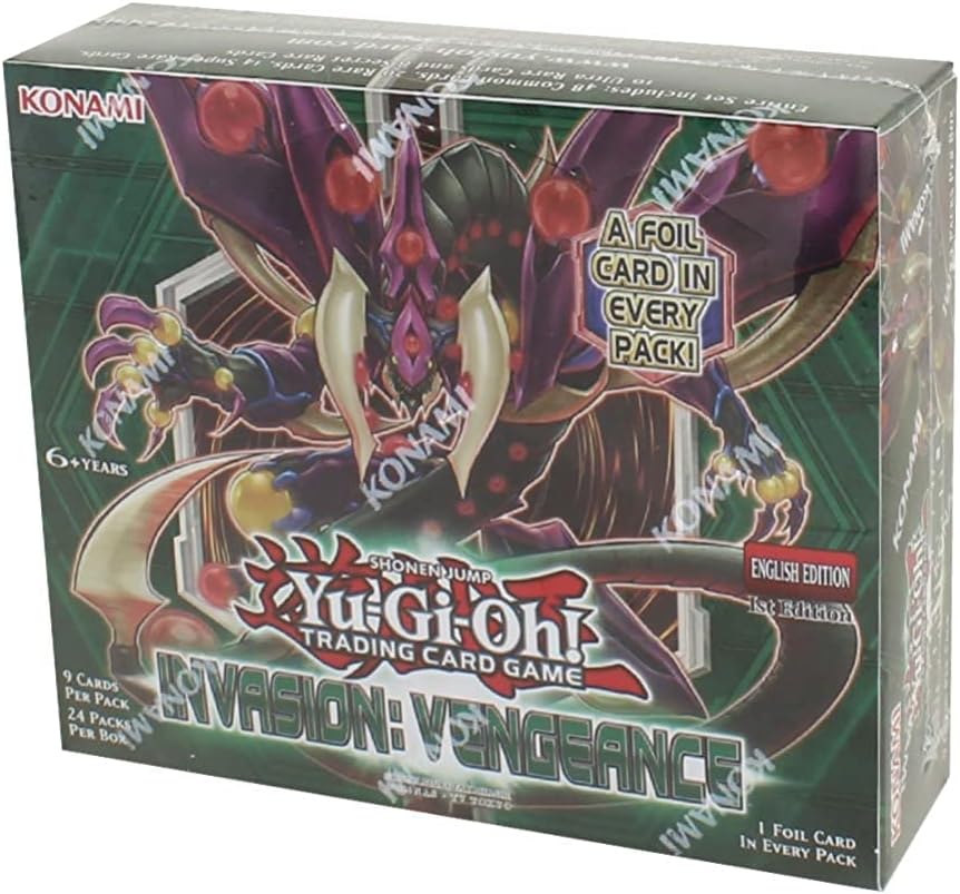 Yu-Gi-Oh: Invasion - Vengeance Booster Display