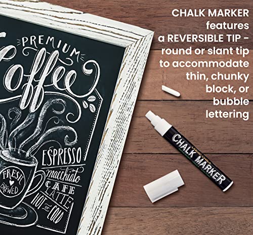 image for Better Office Products Framed Tabletop Chalkboard Sign, 9.5