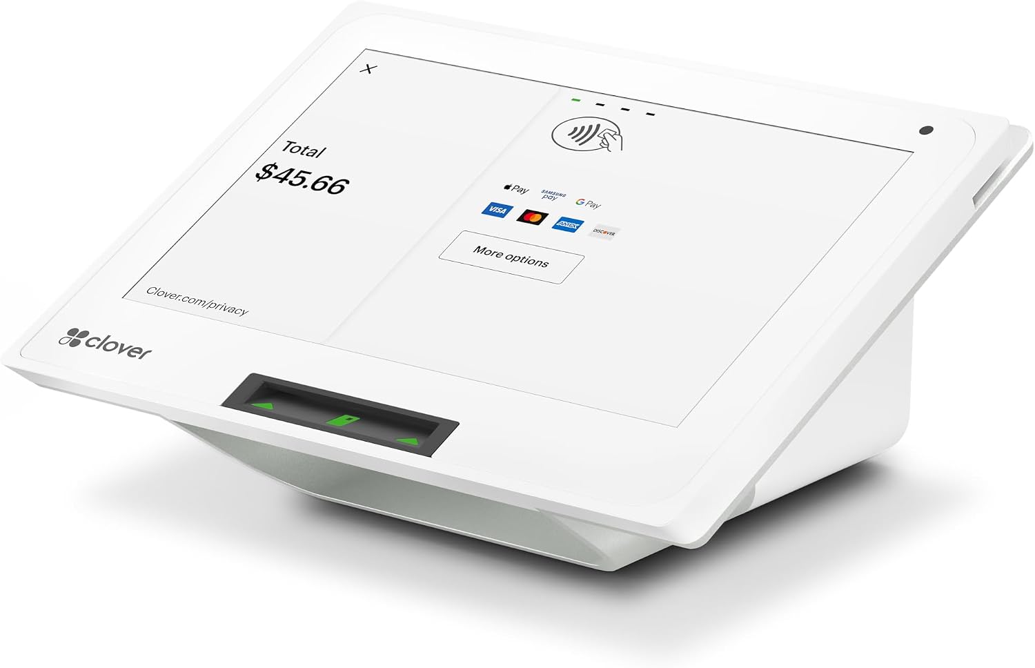 Clover Mini Smart POS [New Account Required-Not for Existing] Setup Required Before Shipping - All-in-One Countertop Register, Built-In Printer, NFC Tap-to-Pay, Apple Pay, EBT, 8" Touchscreen Terminal
