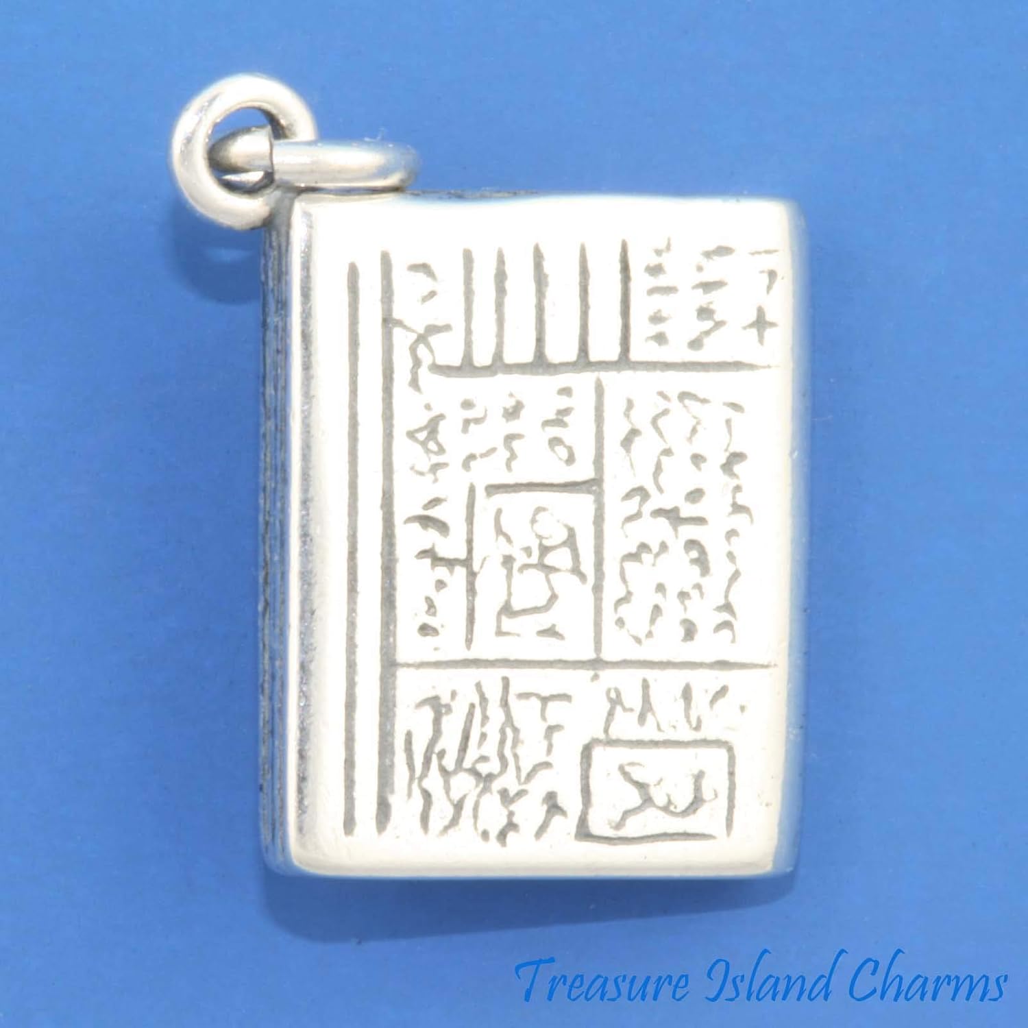 Dakota West Newspaper News Today 3D 925 Solid Sterling Silver Charm Reporter Journalist Jewelry Making Supply Pendant Bracelet Crafting