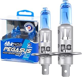 2Pcs H1 100W Super Bright White 6000K Halogen Xenon Light Bulb 12V Car Headlight Fog Light Lamp Replacement
