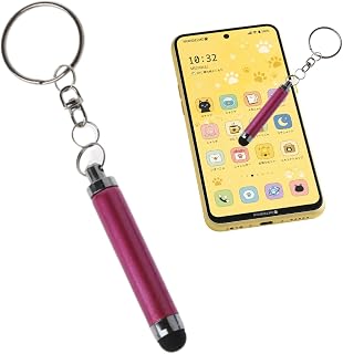 タッチペン スタイラスペン キーホルダー付き 伸縮 スマホ タブレット (レッド) ND-0469-R03-RD | 短時間でサッと伸ばして使える設計,未使用時はコンパクトにまとまりポーチに収納しやすい,鍵やバッグに付けて持ち運べるキーリング付き,シリコン製ペン先で画面操作がスムーズ,約6.3gの軽量設計で毎日持ち歩きやすい