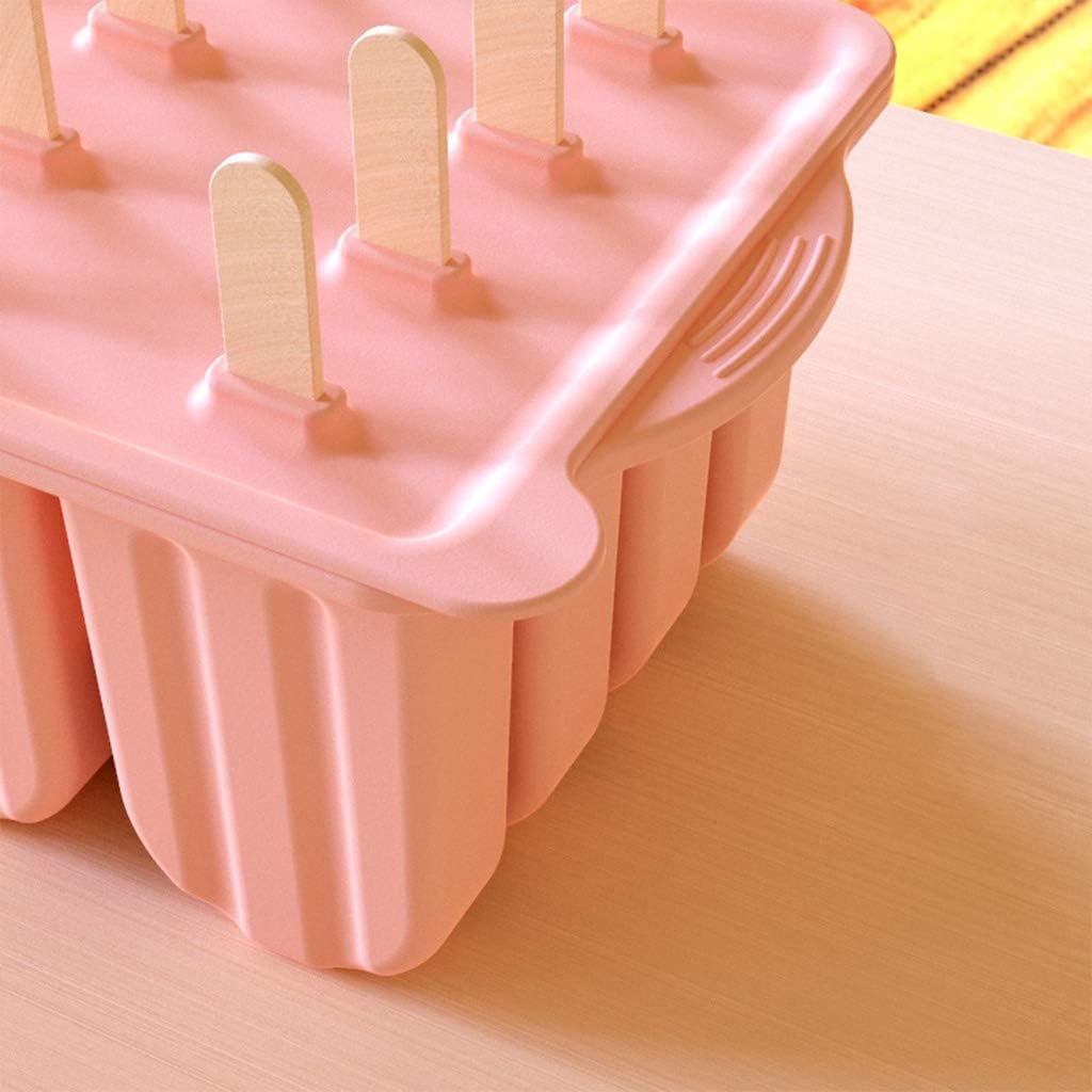 12 Grid Popsicle Moulds Ice Cube Freezing Tray Ice Cream Maker Yogurt DIY Moulds