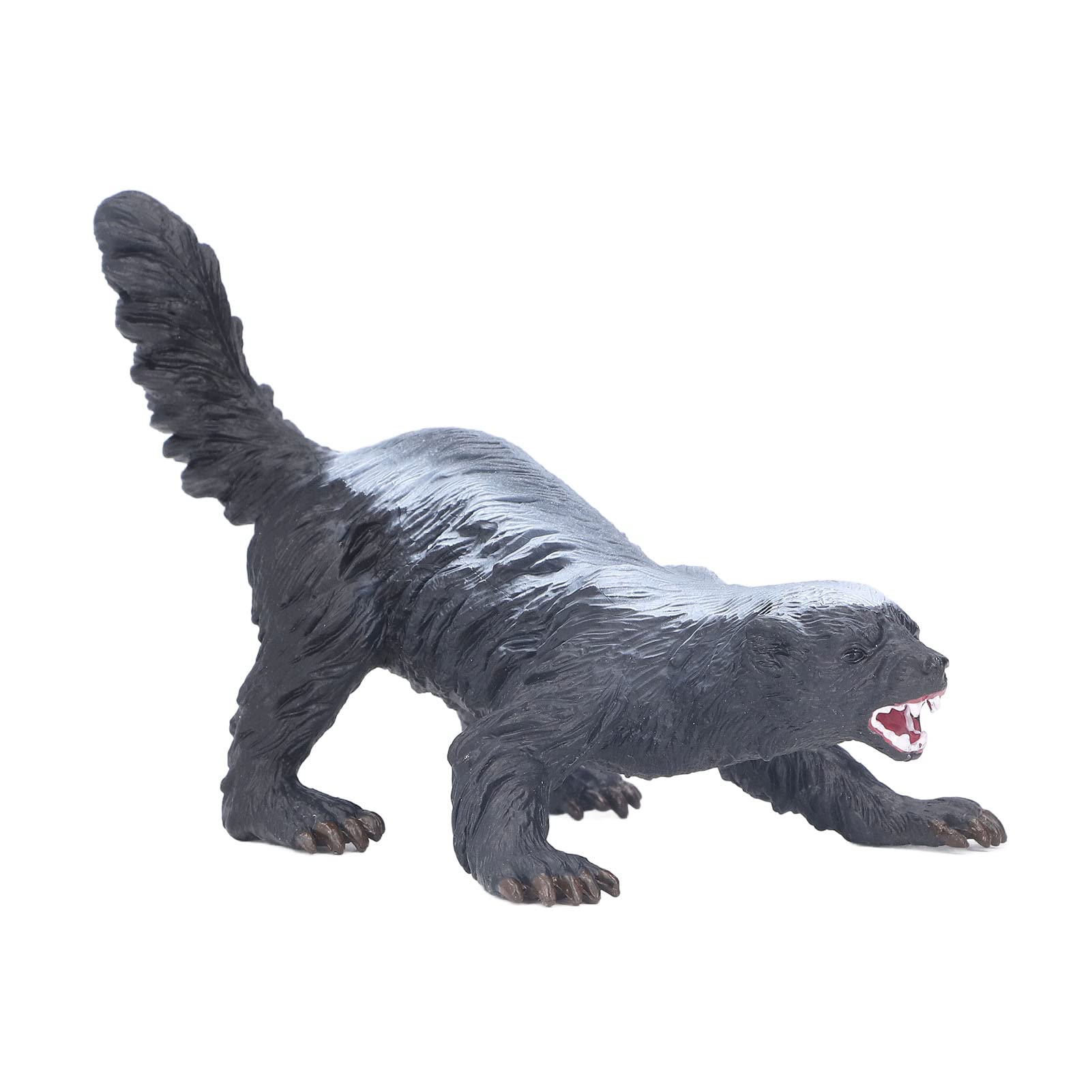 Lot de 3 figurines d'animaux Ratel, en plastique, de 4 à 6 ans, haute simulation, texture fine, sans danger avec des sources éducatives, des collections et des accessoires, Default