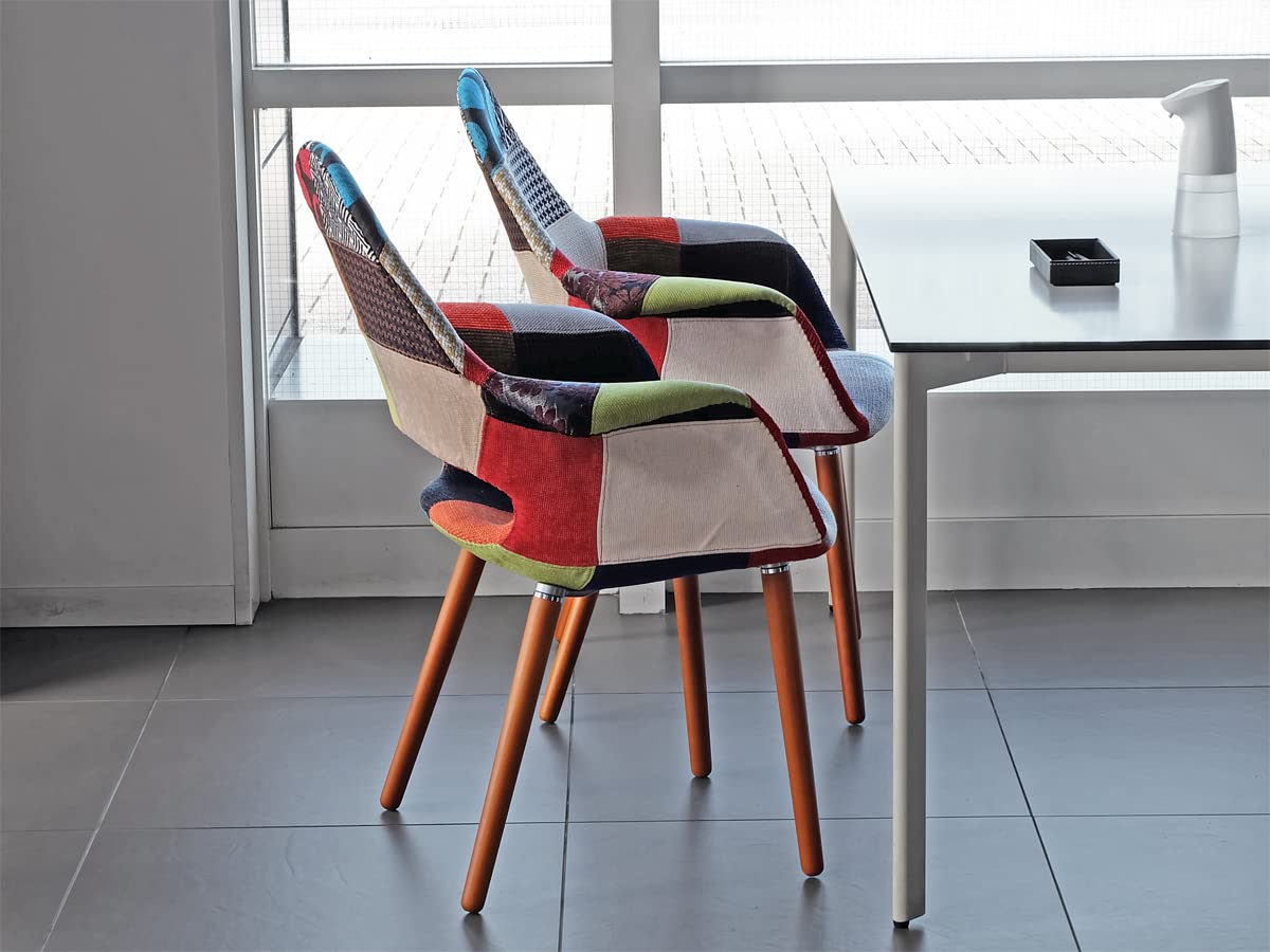 Amazon.co.jp: Organic Chair オーガニックチェア/パッチワーク/リ