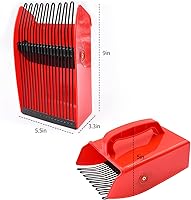 Vista 5 de Paquete de 1/2/4 Recogedor de Bayas, con Peine Metálico y Mango Ergonómico para Recoger Bayas con Mayor Facilidad