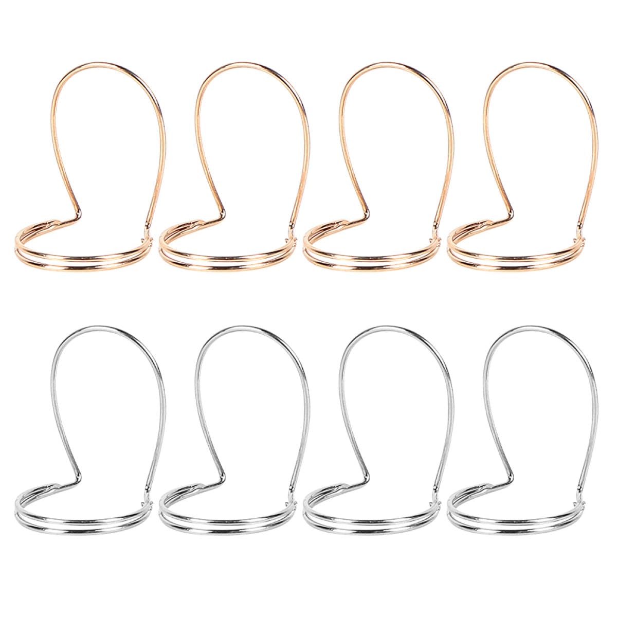 TOPBATHY 8 Médiators en Métal pour Guitare Folk et Basse, Surface Lisse et Durabilité Forte, 8 Pièces, Accessoires Pratiques pour Index et Pouce