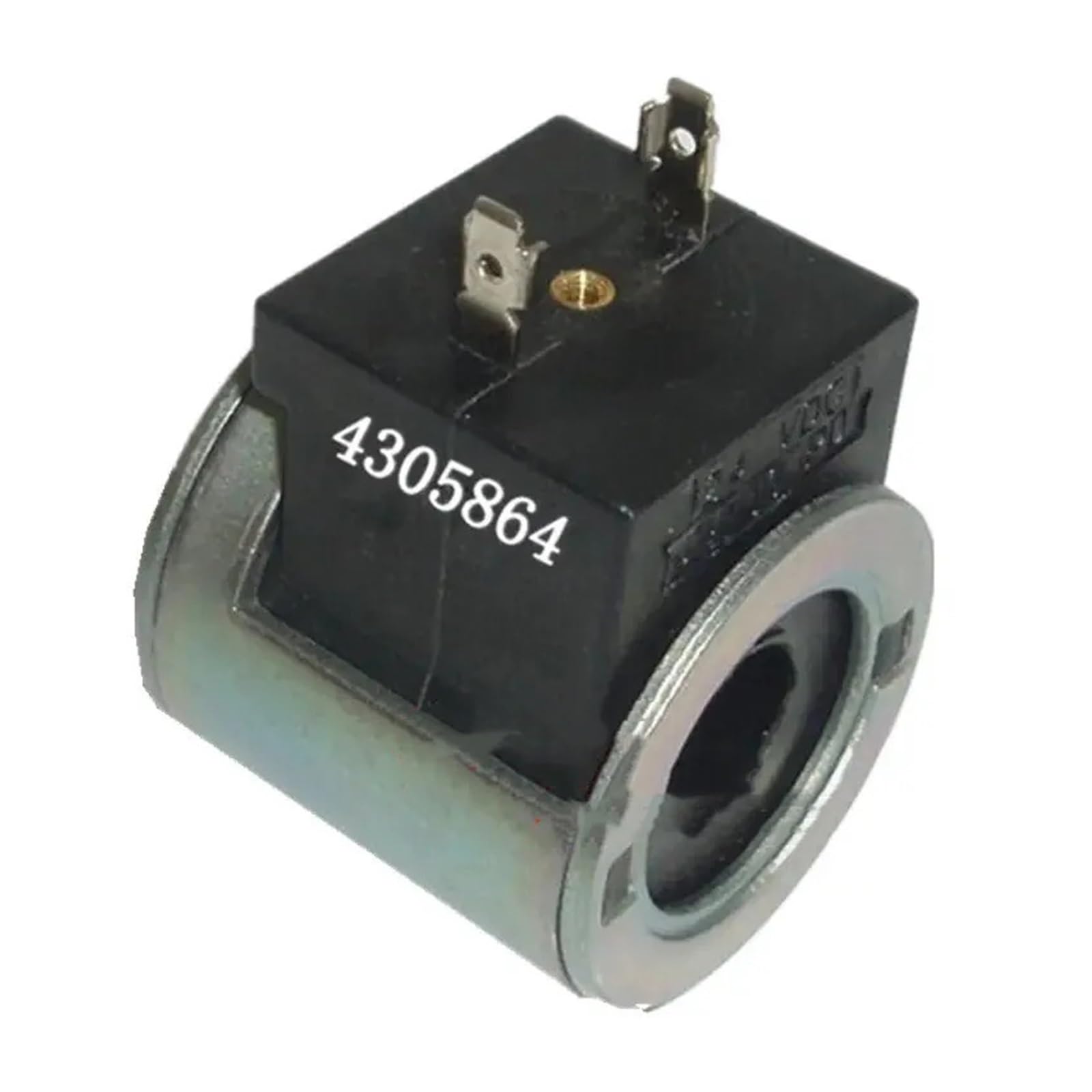 CXFCIHFT NT855 QSM11 Hydraulic Pump Winding 4305864 4305872 6306024 Solenoid Valve Coil 2 Spade 12VDC 24VDC for R305 One(4305872 12vdc Re)