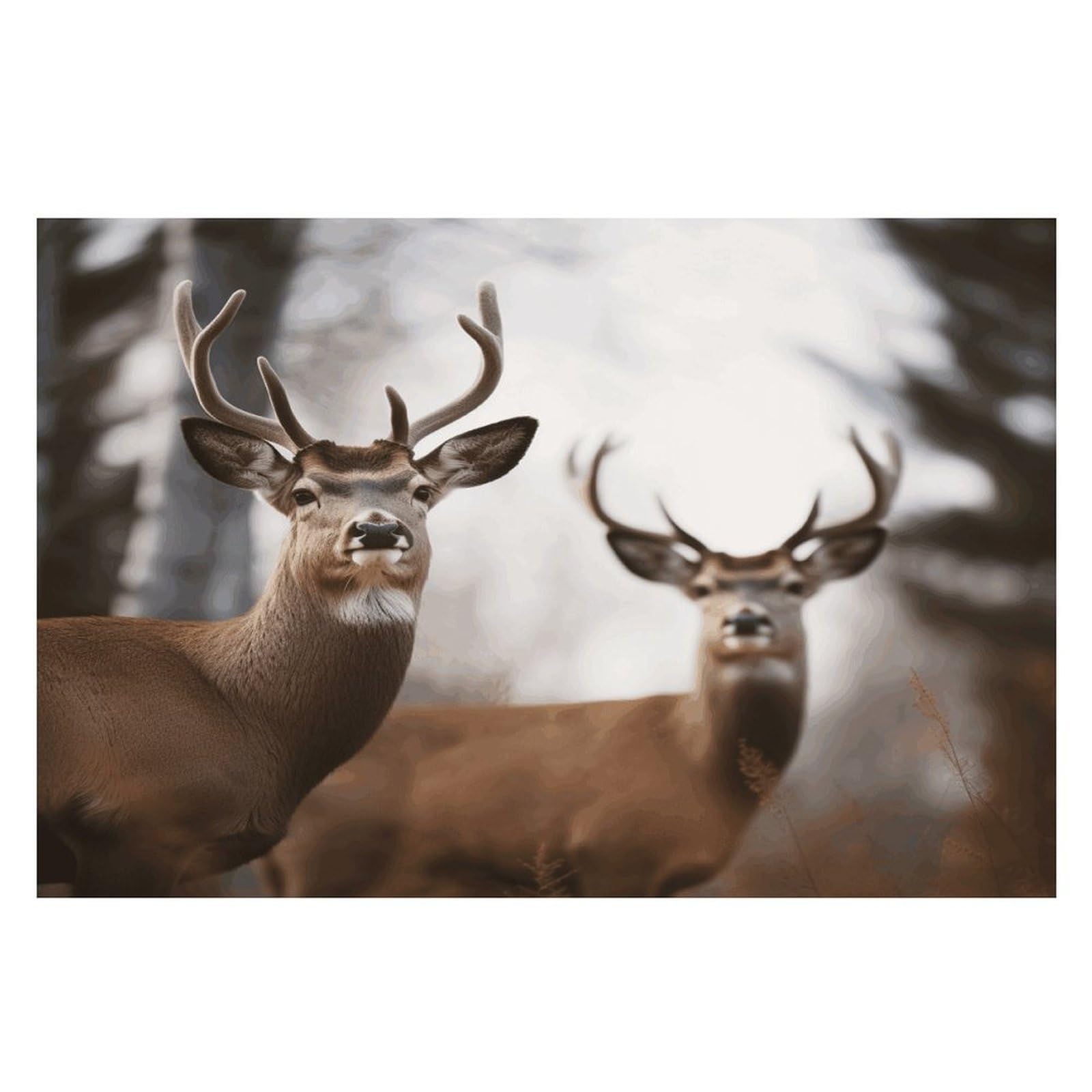 Placemats Placemats Deer Placement Mats for Dining Table Place Mats Suitable for Personal Dining Tables Dinner Parties BBQ Weddings