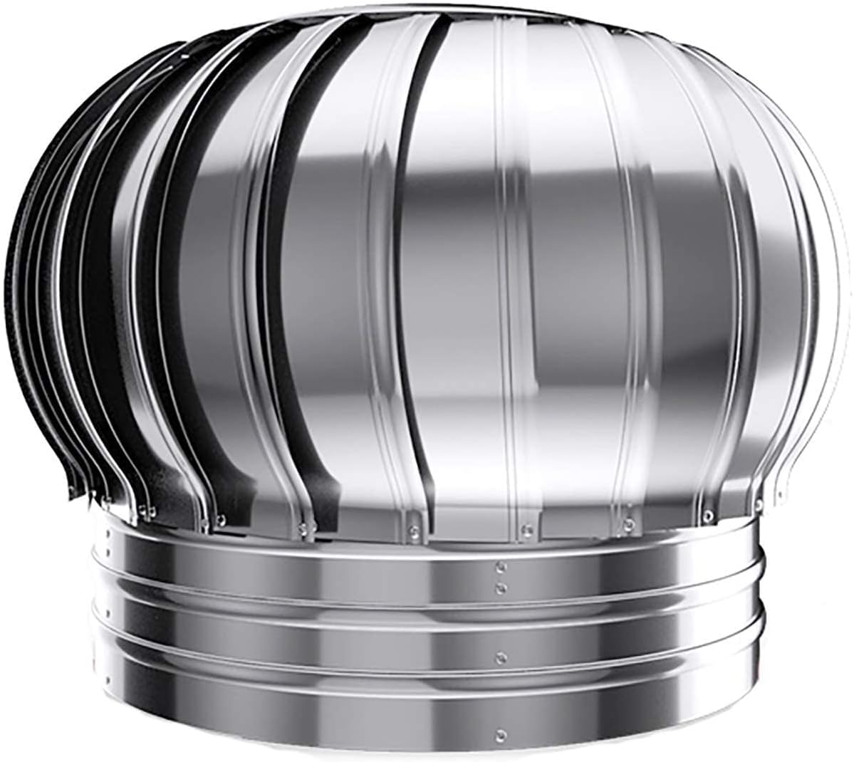 Sombrerete extractor giratorio de acero inoxidable para ventilación de chimeneas y tubos de gas