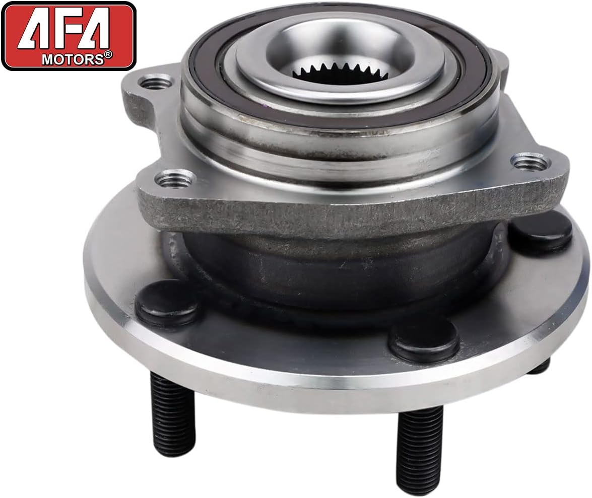 513263 Front Wheel Bearing Hub Assembly 5 Lug Replacement for Chrysler 200 2011-2014, Chrysler Sebring Cirrus 2007-2010, Dodge Avenger 2008-14, Dodge Caliber 2009 Hub Bearing Assembly w/ABS