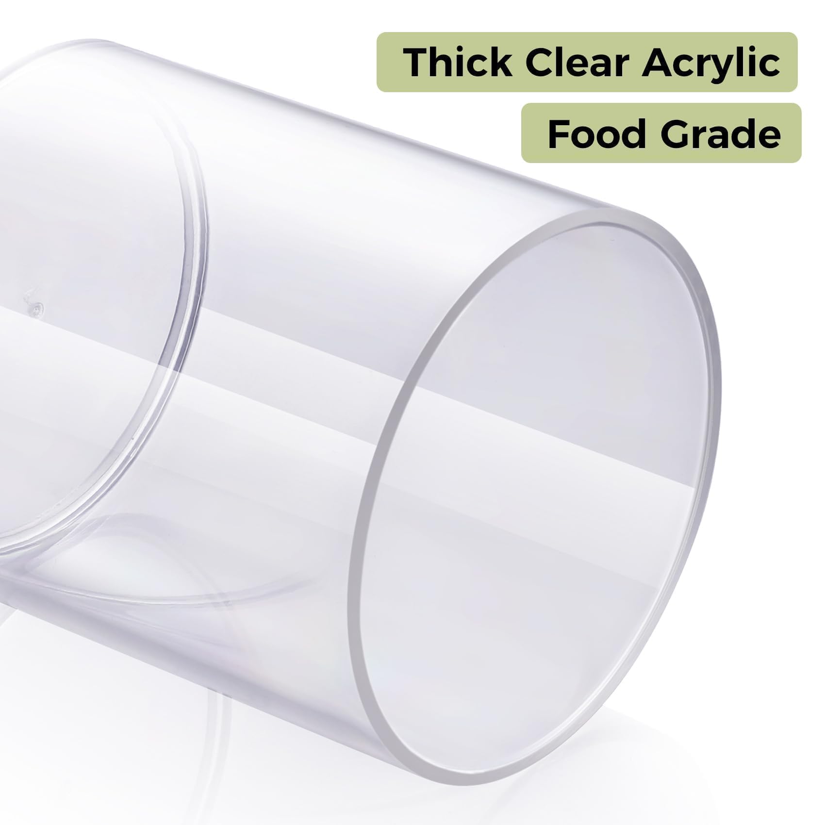 4 Pack Acrylic Qtip Holder Dispenser H914