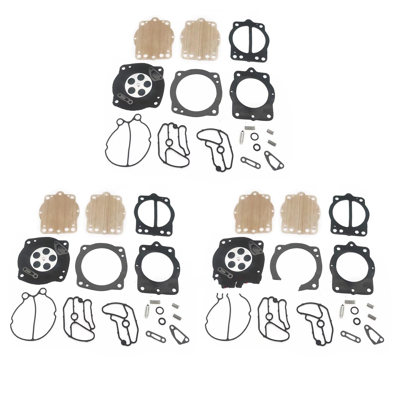 Kit Carburador Repuesto Compatible Con Para TS 1994 1995 1996 Para X2 1994-1995 Flotador Válvula Aguja Carburador Acuático Junta Kit Reconstrucción Asiento(3sets)