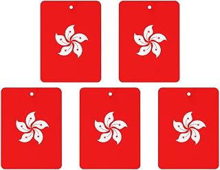 Hong Kong Flag Car Aromatherapy Tablets-Hanging Air Lasting Fresh Fragrance Card Suitable for Car Pendant Decoration