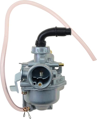 Miniatura 4 de GOOFIT Carburador con estrangulador de mano de repuesto para motocicleta ATV de 60 cc