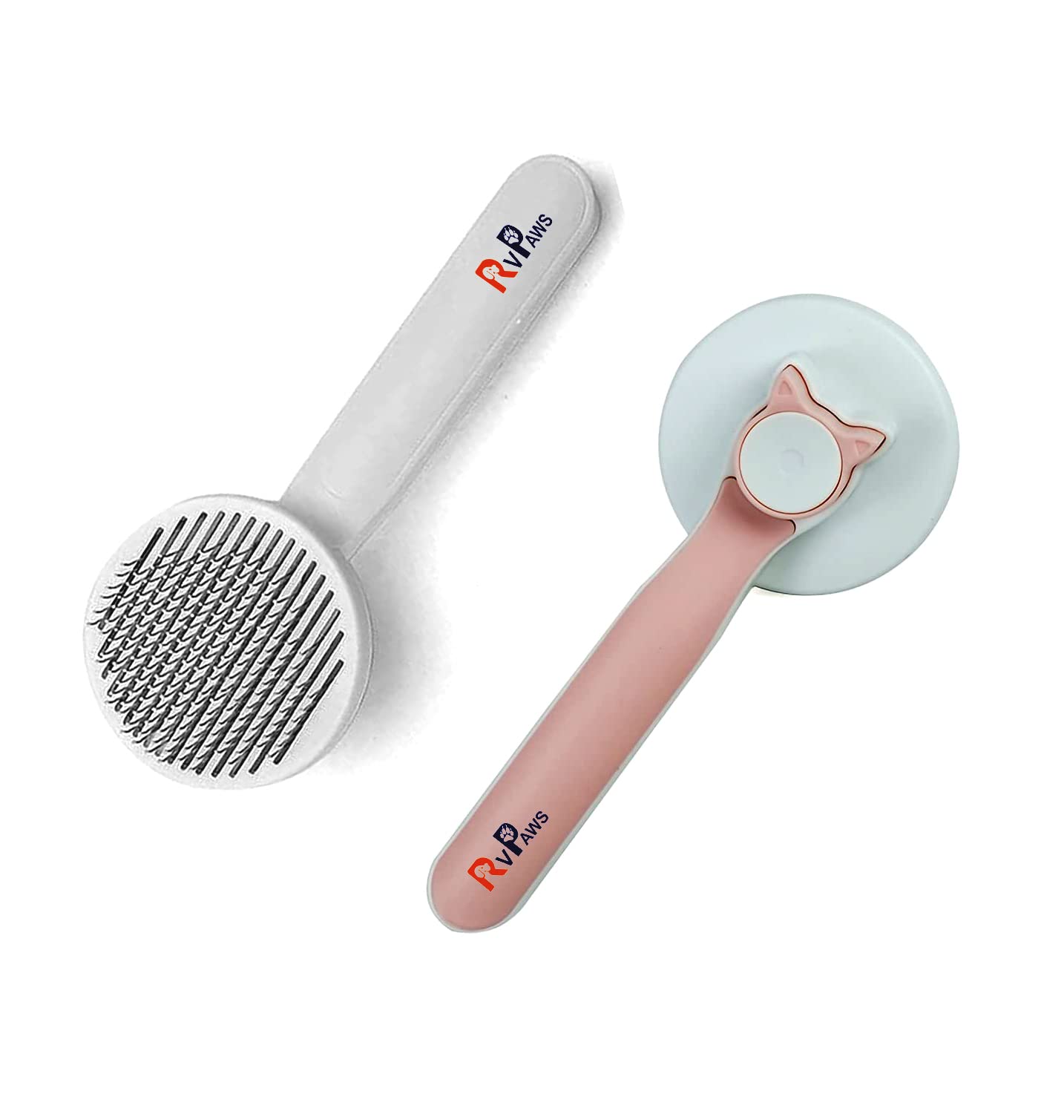 RvPaws Cat Hair Brush, Dog Shedding and Grooming Brush with Ultra Long Bristle and Easy Cleaning Button, Pet Hair Slicker Brush, Easily Removes Floating Hair, Loose Fur, Mats & Tangles (B0BGPGRXC7) Amazon Price History, Amazon Price Tracker