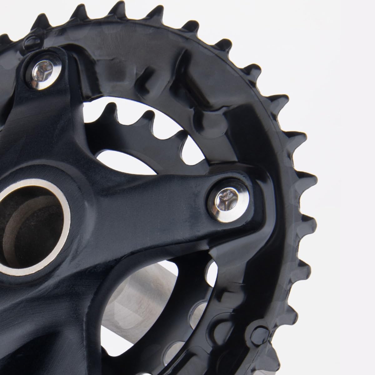 170mm MTB Integrado Hueco Platos Y Bielas Plato Redondo Platos con Soporte Inferior 22-36T 24-38T Aleación De Aluminio Platos Y Bielas