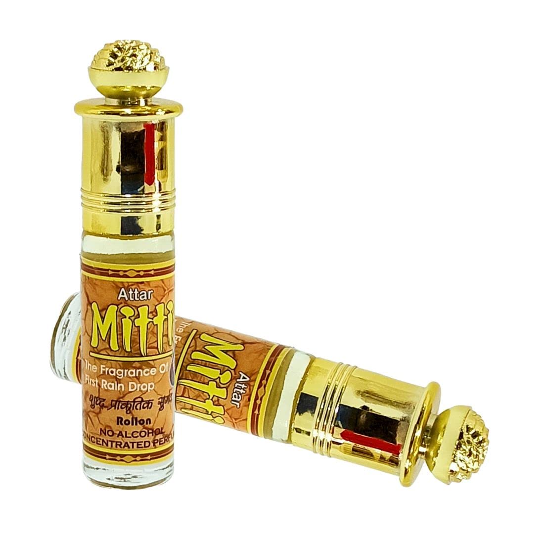 INDRA SUGANDH BHANDAR Attar For Men|Women Shahi Mitti|Patrichor Pure Rain Drops Long Lasting Fragrance 6ml Roll-on Pack