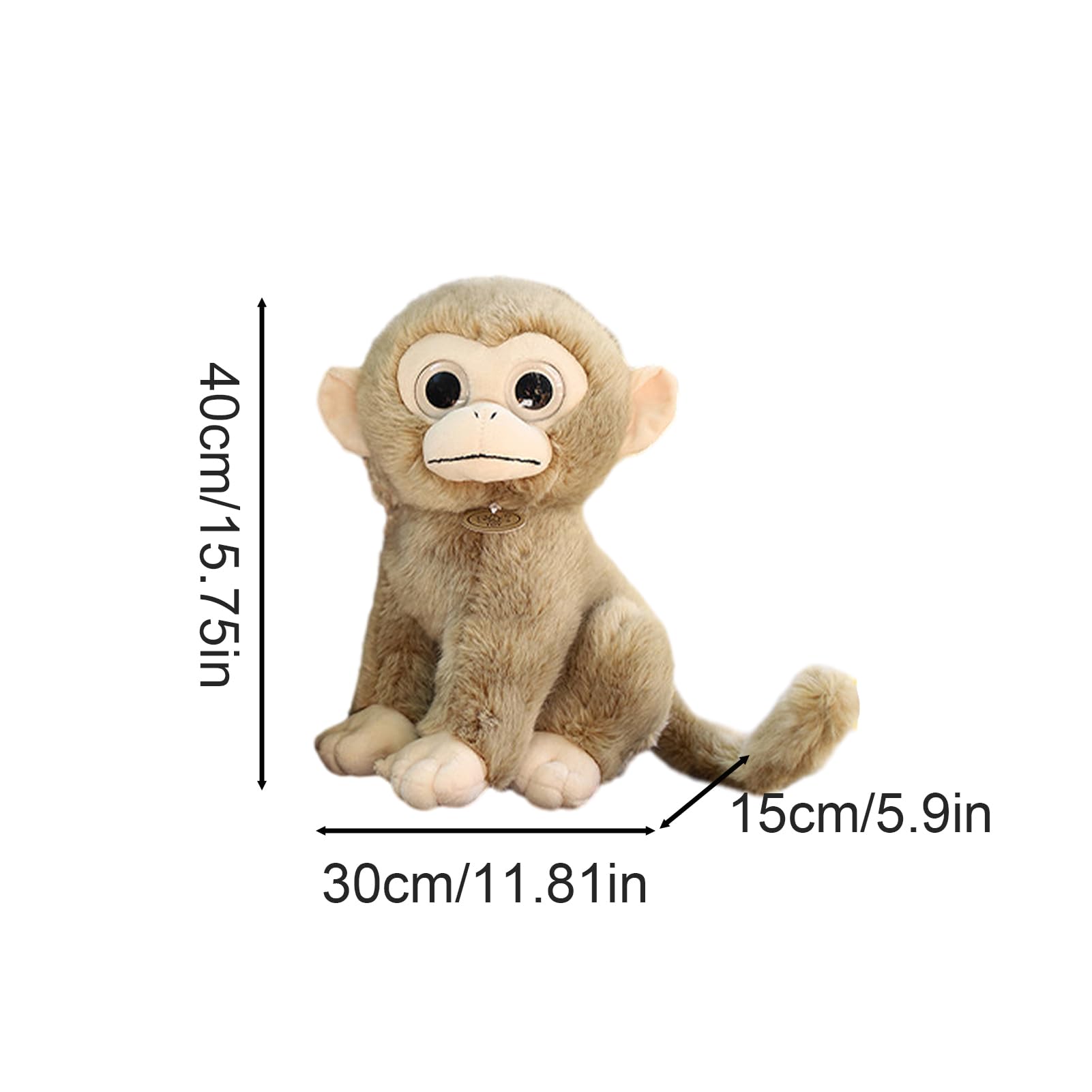 Amazon.co.jp: 面白い猿の人形, ぬいぐるみのかわいい猿の人形