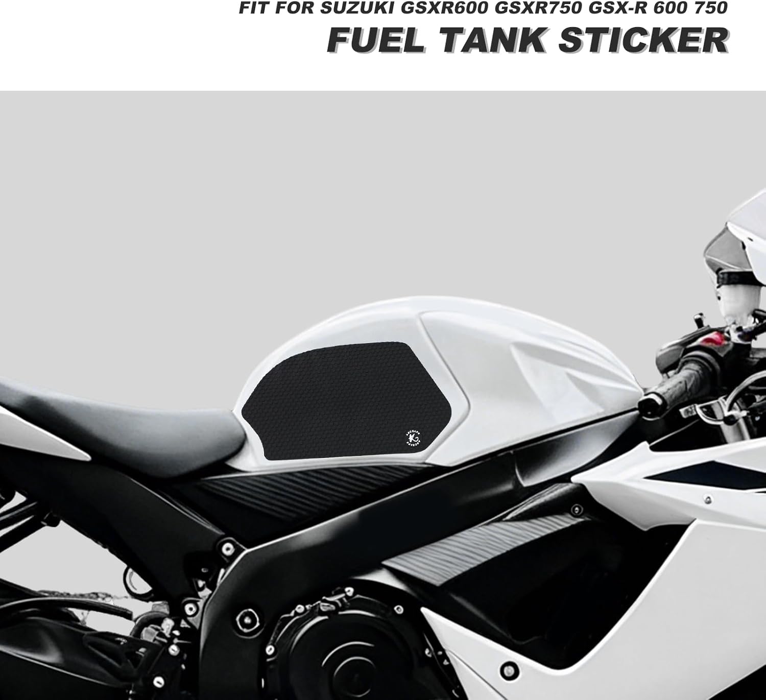 For GSX-R 600/750 GSXR600 GSXR750 2011-2024 2025 Motorcycle Side Fuel Tank pad Tank Pads Protector Stickers Decal Gas Knee Grip Traction Pad Tankpad