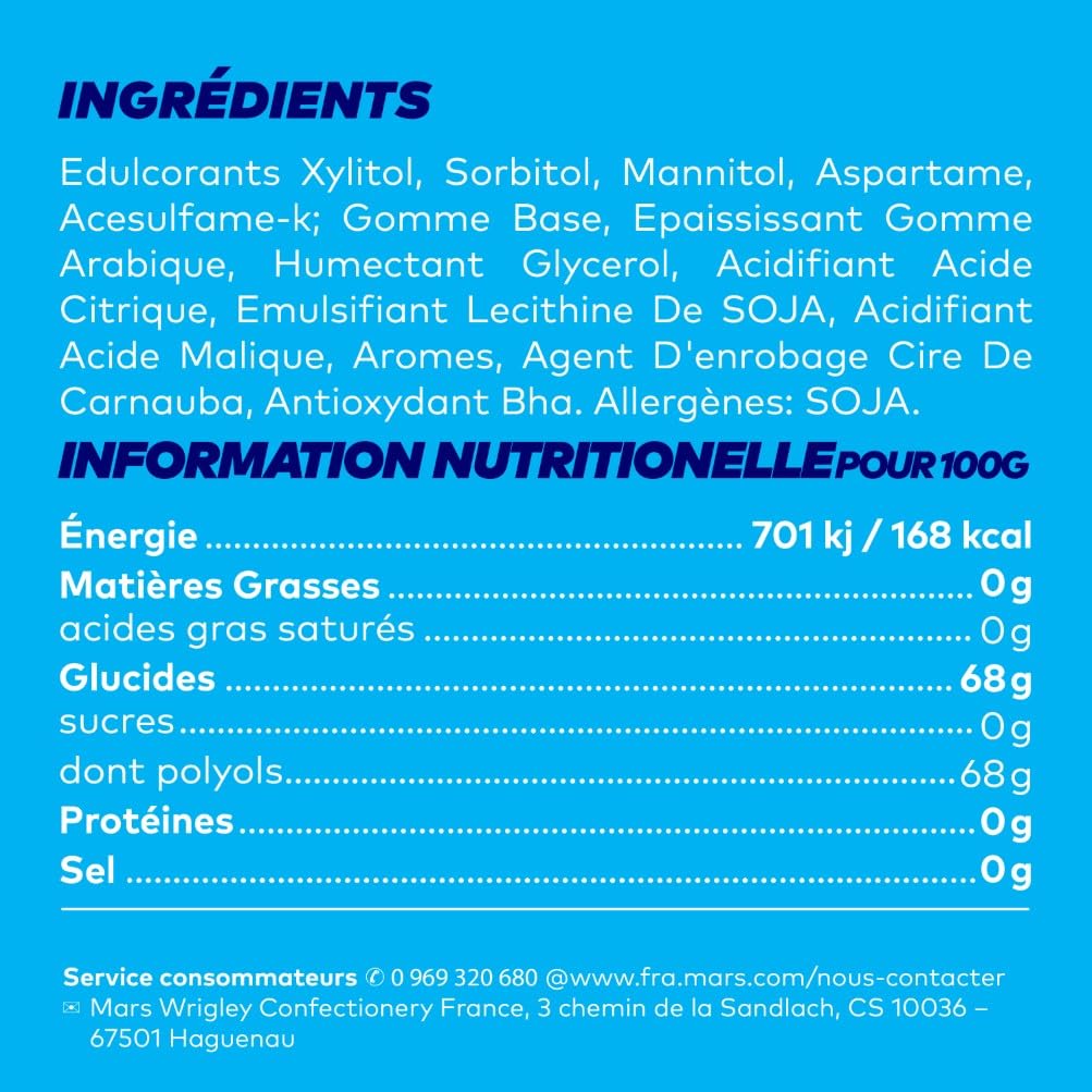 FREEDENT Chewing-gum goût Fraise sans sucres 60 dragées 84g